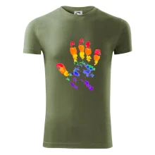 LGBT hand print