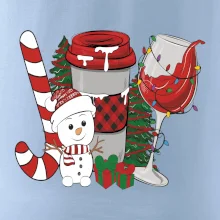 Vianoce, víno a snehuliak