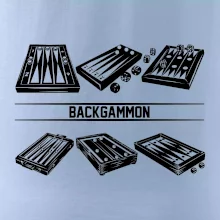 Backgammon čierny set Backgammon čierny set