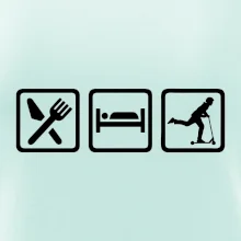 Eat sleep kolobeh - kolobežka