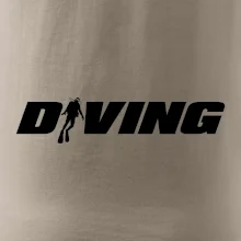 Diving nápis potápač