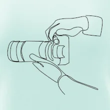 Fotograf jedným ťahom