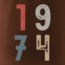 Vintage číslica 1974