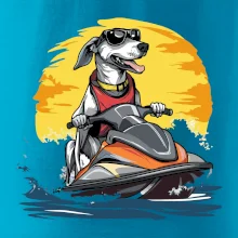 Chrt na vodnom skútri