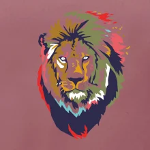 Hlava leva kreslená jednoduchá