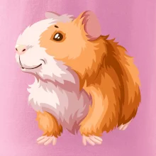 Morča - kreslené, bielo oranžové