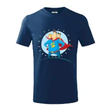 Táta superman - dievča a chlapec