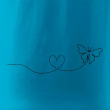 Dráha letu motýľa - srdce Dráha letu motýľa - srdce