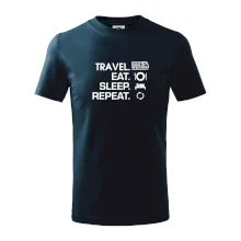 Eat sleep travel - Van