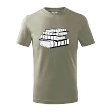 Knihy čiernobiele na sebe