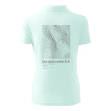 Gerlachovský štít - vrstevnice v obdĺžniku