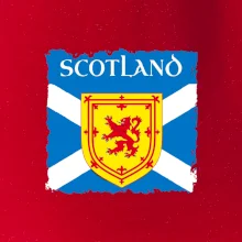 Škótska vlajka s erbom leva