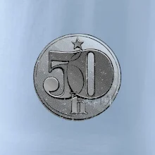 Päťdesiatnik Československý - BEZ NAPÍSU