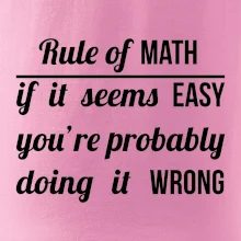 Rule of math
