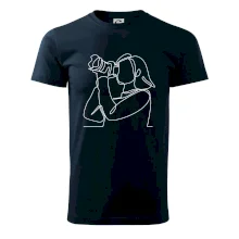 Fotografka stojaca jedným ťahom Fotografka stojaca jedným ťahom