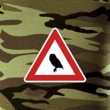 Dopravná značka - Pozor sova Dopravná značka - Pozor sova