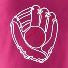 Baseballová rukavice minimalistická linka