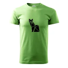 Origami mačka z boku