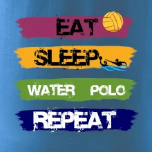 Eat sleep watter polo farebné