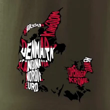 Mapy - názvy miest - Dánsko