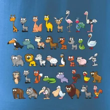 Tričko plné zvieratiek