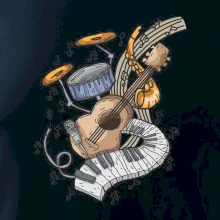 Hudobné nástroje v notách