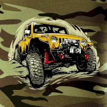 Žltý offroad s navijakom