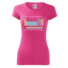 I wear this shirt periodically but only when I'm in my element I wear this shirt periodically but only when I'm in my element