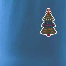 Folklór na prsníku vianočný stromček