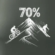 Narodeniny cyklista a lyžiar 70