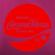 Corona virus pandemic logo