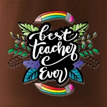 Farebné ceruzky best teacher ever