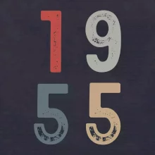 Vintage číslica 1955