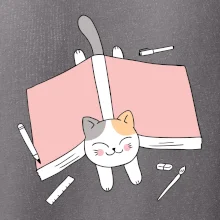 Učenie na štátnice mačka