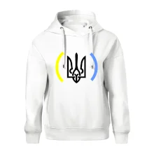 Ukrajina trojzubec s farbami Ukrajina trojzubec s farbami