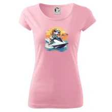 Bígel na vodnom skútri