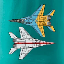 Mig 29 Fulcrum zo spoda a zo shora