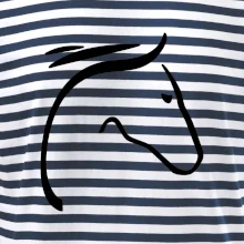 Kôň - hlava silueta