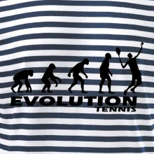 Evolúcia tenis chlapec