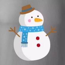 Snehuliak so šálom