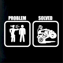 Problem quad / štvorkolka