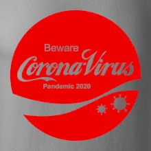 Corona virus pandemic logo