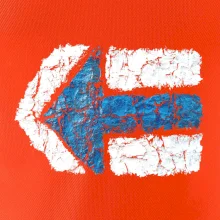 Párová turistická značka modrá