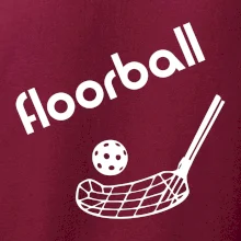 Floorball nápis šikmo