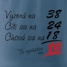 Vyzerá, cíti sa, chová sa - 80 rokov