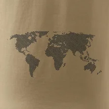 Mapa sveta odtlačok