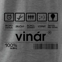 Čiarový kód - vinár