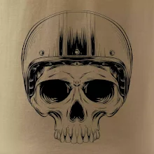 Motorkár lebka s guľatou hlavou