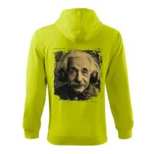 Albert Einstein so slúchadlami