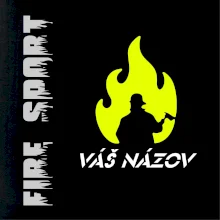Hasiči - oheň - Váš názov - Prsník + chrbát